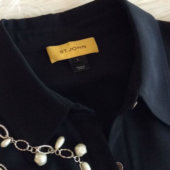 💞ST.JOHN💞100% silk tunic - Picture 6 of 8